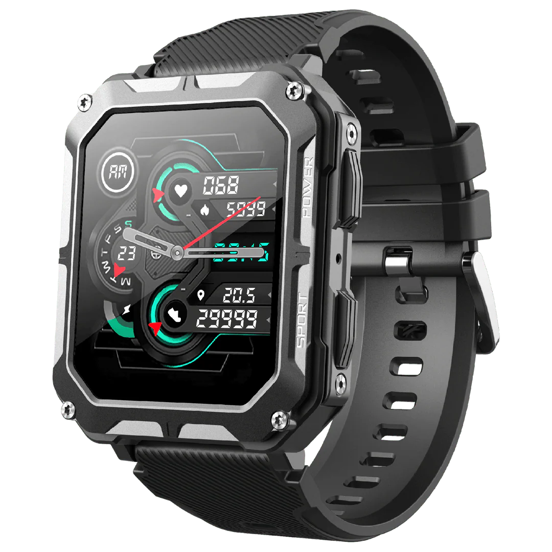 Smartwatch Militar C20 Pro Resistente À Prova D'água