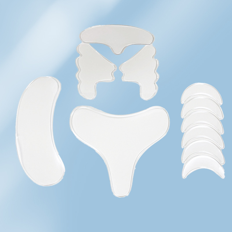 Kit Adesivos Antirrugas Silicone Reutilizáveis Facial