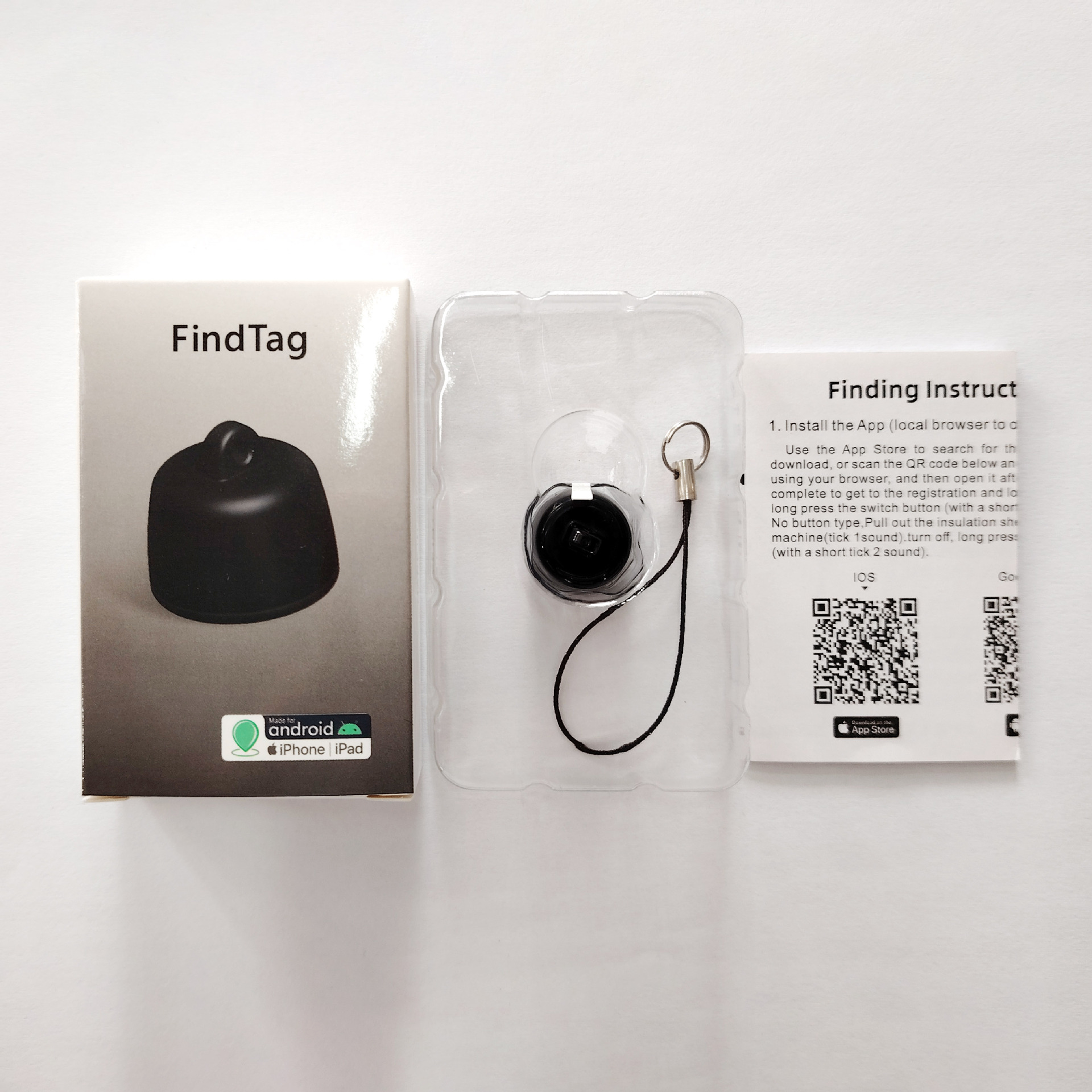 FindTag Localizador Bluetooth GPS Chaveiro iOS/Android