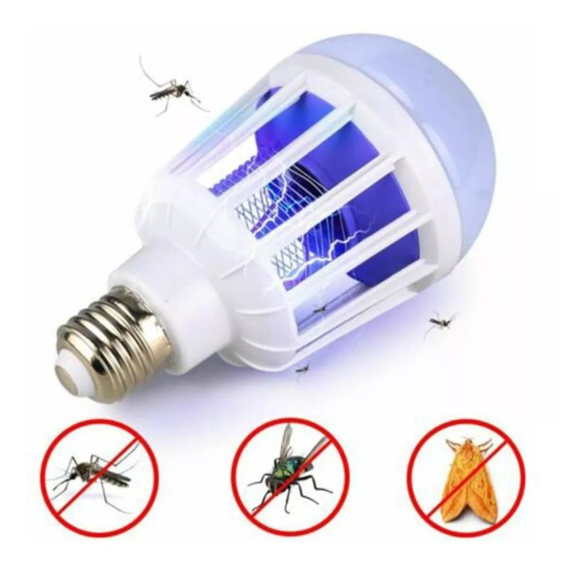 Lâmpada Mata Mosquito LED Bivolt Anti Inseto E27
